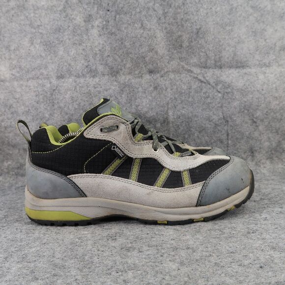 Danner Shoes Men 10 Hiking Boot St Helens Low 3" Leather Grey Green Sport Active - Picture 2 of 15